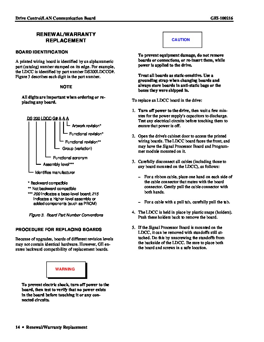 First Page Image of DS200LDCCG1A Renewal and Replacement.pdf